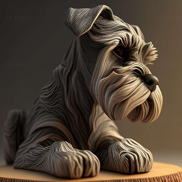 Zwergschnauzer dog